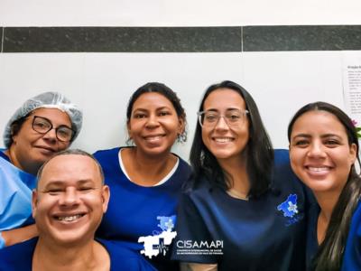 Enfermeiros do Cisamapi, de Ponte Nova, celebram a Semana da Enfermagem