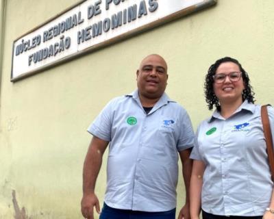 Junho Vermelho: funcionários do Cisamapi doam sangue ao Hemoninas de Ponte Nova